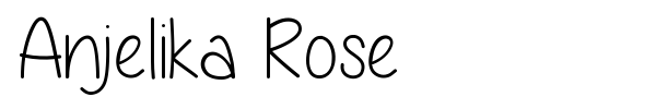 Anjelika Rose font preview